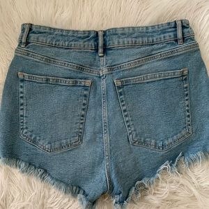 ZARA high waisted denim short